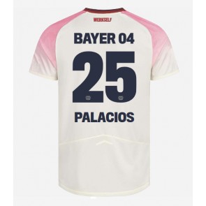 Billiga Bayer Leverkusen Exequiel Palacios #25 Bortatröja 2025-26 Kortärmad